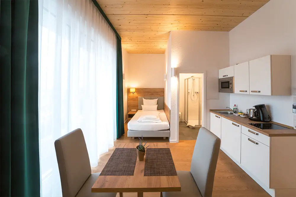 Apartments mit Balkon in Düsseldorf – Detailansicht