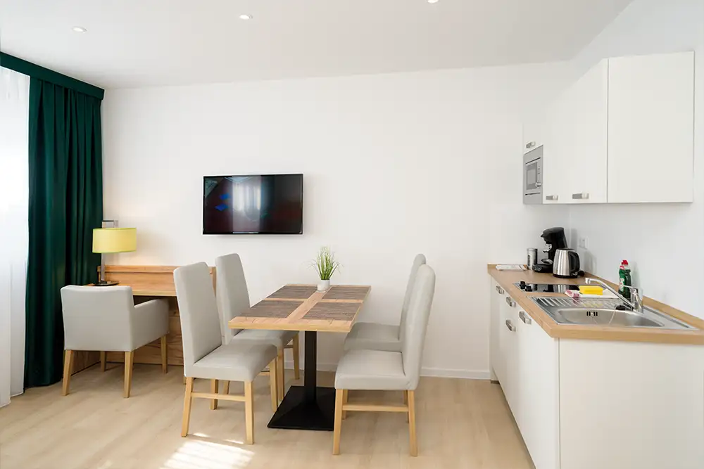 Superior Apartments in Düsseldorf – großzügige Apartmentansicht