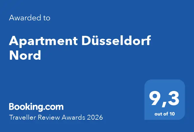Auszeichnung Apartment Düsseldorf Nord