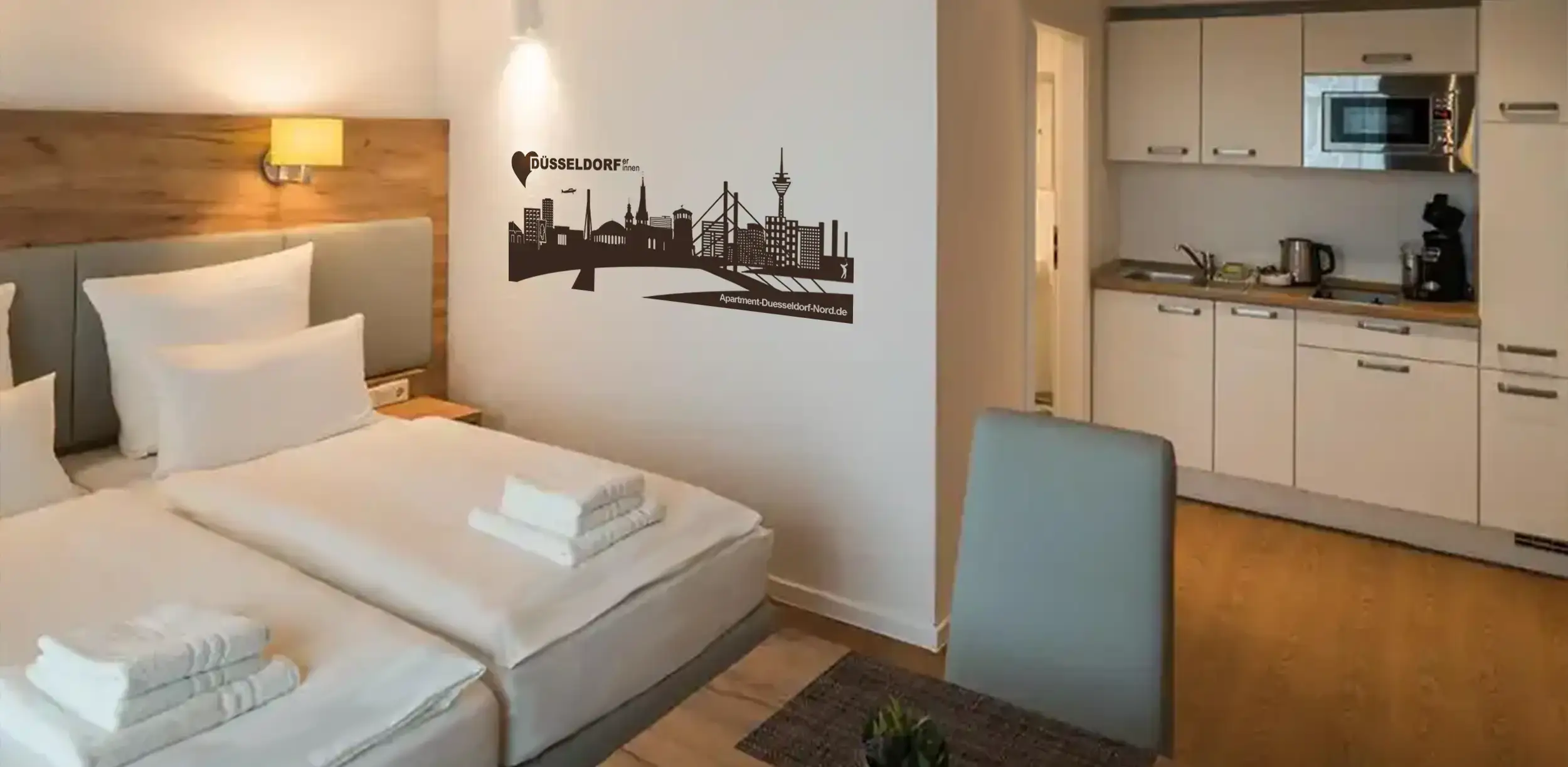 Apartmentvermeitung in Düsseldorf mit moderner Ausstattung